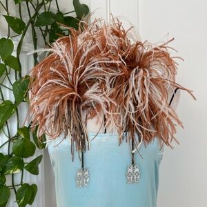 1900s inspired Ostrich Feather Neck Piece